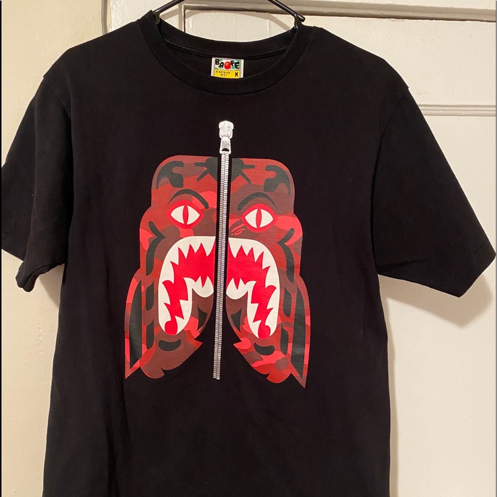 Bape tiger shark t shirt